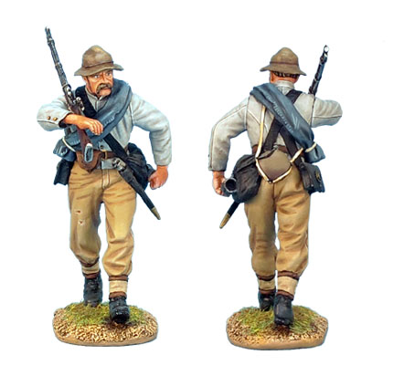 ACW007 CONFEDERATE INFANTRY ADVANCING