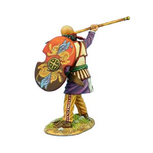 AG049 PERSIAN WARRIOR WITH SPEAR AND SHIELD