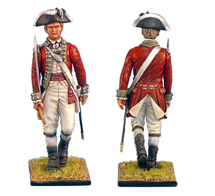 AWI022 BRITISH 5TH FOOT OFFICER WITH SWORD