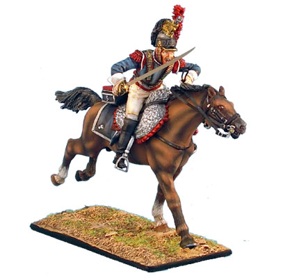 NAP0248 FRENCH 5th CUIRASSIERS TROOPER CHARGING