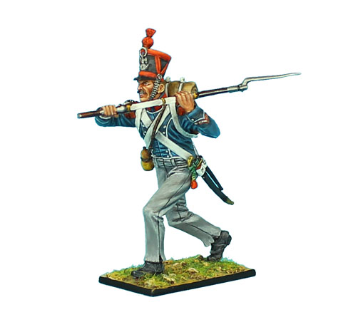 NAP0385 FRENCH 1st LIGHT INFANTRY CARABINIER SERGEANT CHARGING