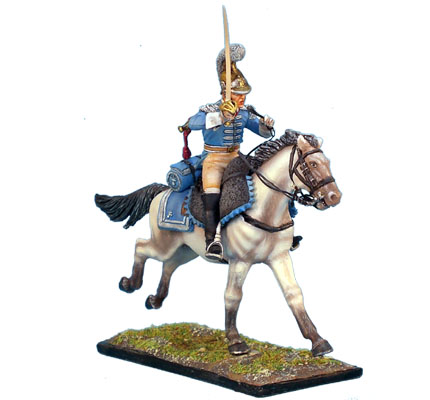 NAP0073 FRENCH 2nd CARABINIERS STANDARD BEARER CHARGING