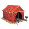 ROM179 IMPERIAL ROMAN COMMAND TENT AND 2 BRAZIERS