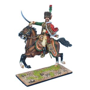 NAP0531 FRENCH IMPERIAL GUARD CHASSEUR a CHEVAL OFFICER