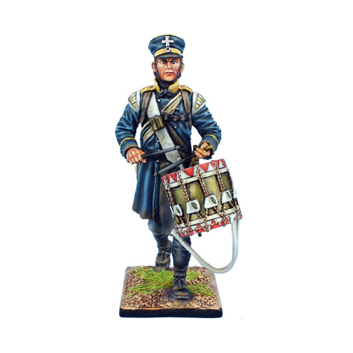 NAP0586 Prussian 3rd Silesian Landwehr Drummer Advancing