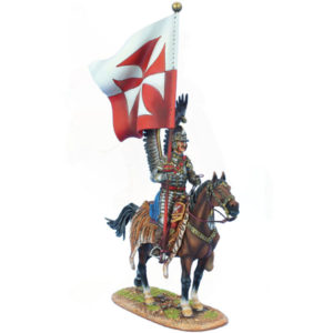 TYW026 Polish Winged Hussar with Hussar Battle Standard