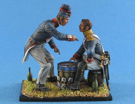 FL54012 French Infantry "Card Players"