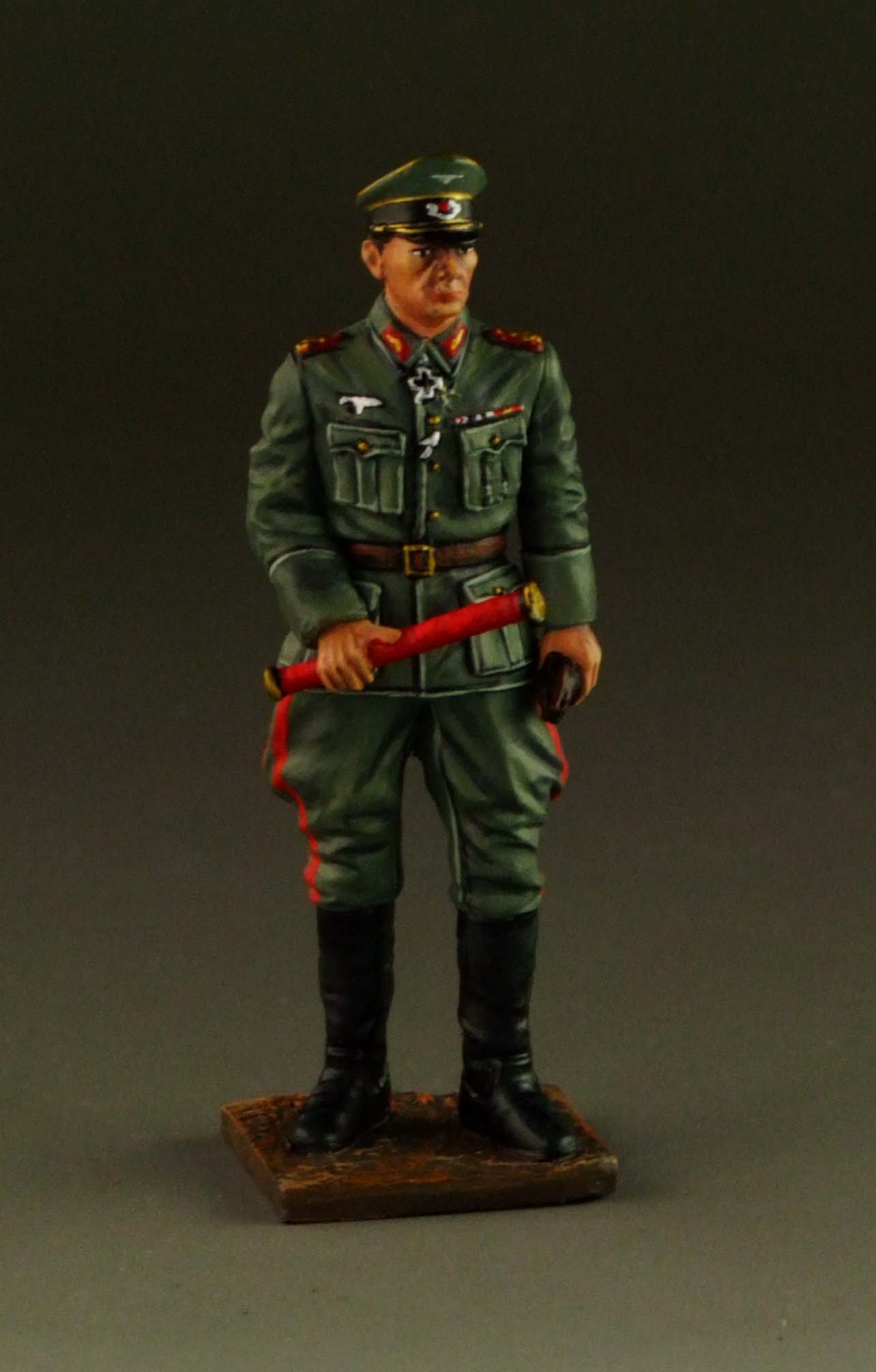 Erwin Rommel holding Field Marshals Baton