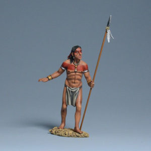 CLB6019 Taíno Man Hunting with Spear #2