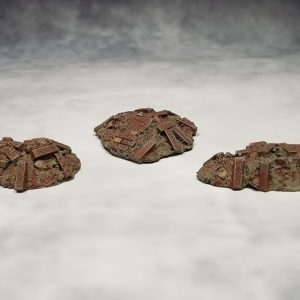 ACC005 SMALL RUBBLE PILES (PACK OF 3) (SUMMER)