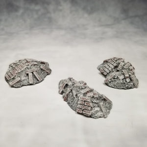 ACC005W SMALL RUBBLE PILES (PACK OF 3) (WINTER)
