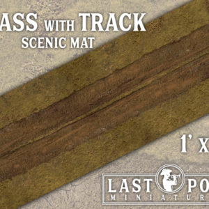 MAT002 Grass with Track Scenic Mat (1'x3')