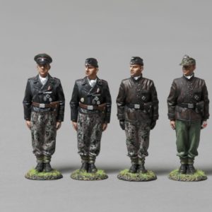 SS100 - Set of 4 German Tankers - 12th SS Panzer Division