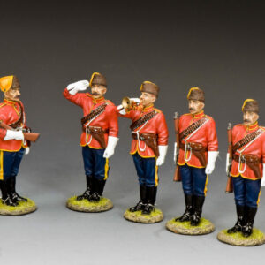 NWMP007 Mounties on Parade (5 figure set)