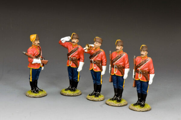 NWMP007 Mounties on Parade (5 figure set)